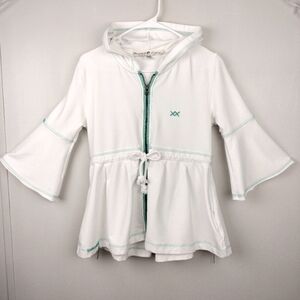 Project E Vintage from Urban Outfitters Bell Sleeve Embroidered Zip Up Hoodie